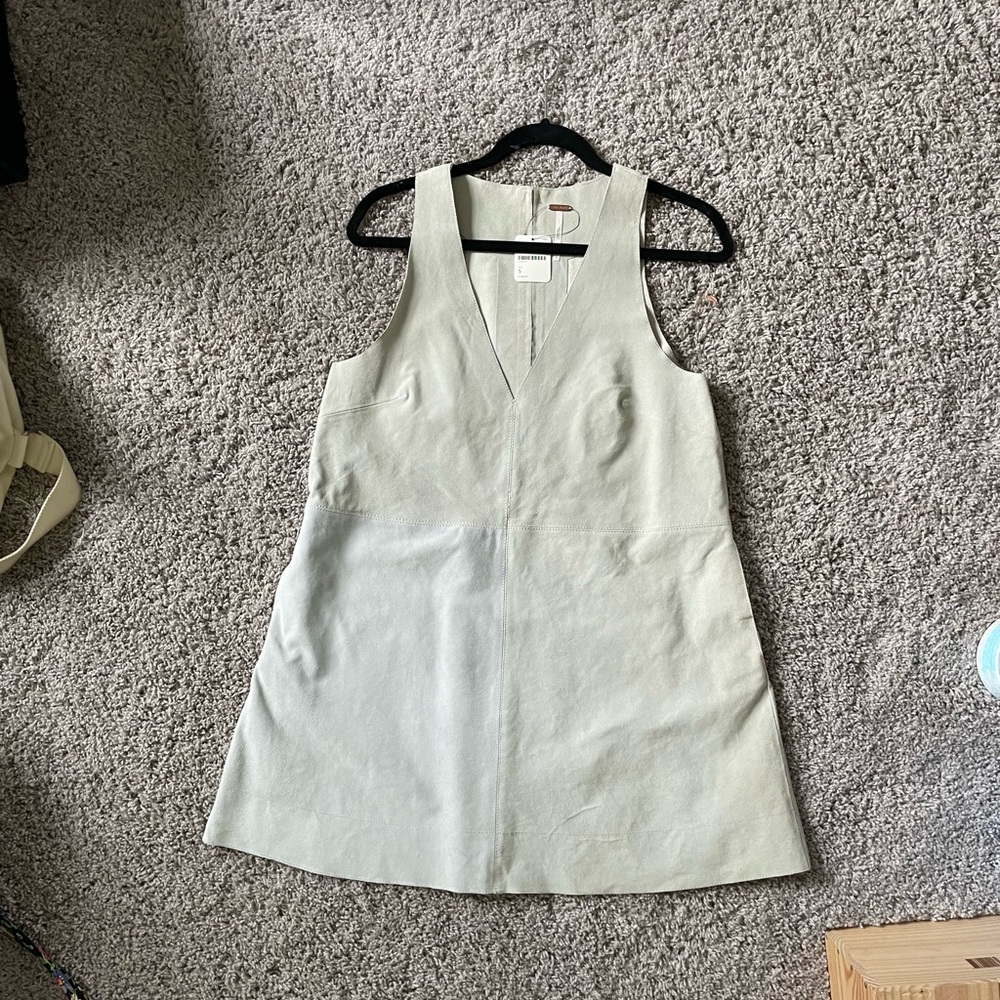 Free people mini color block sleeveless dress